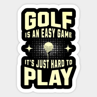 Funny Golf Player Sticker